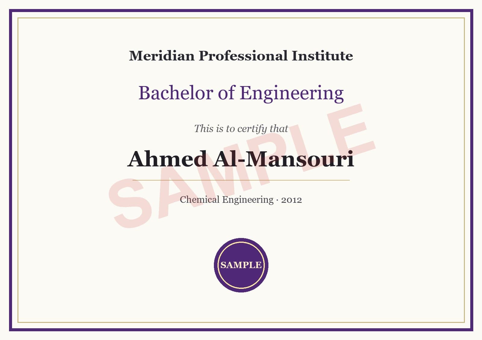 Bachelor of Engineering
