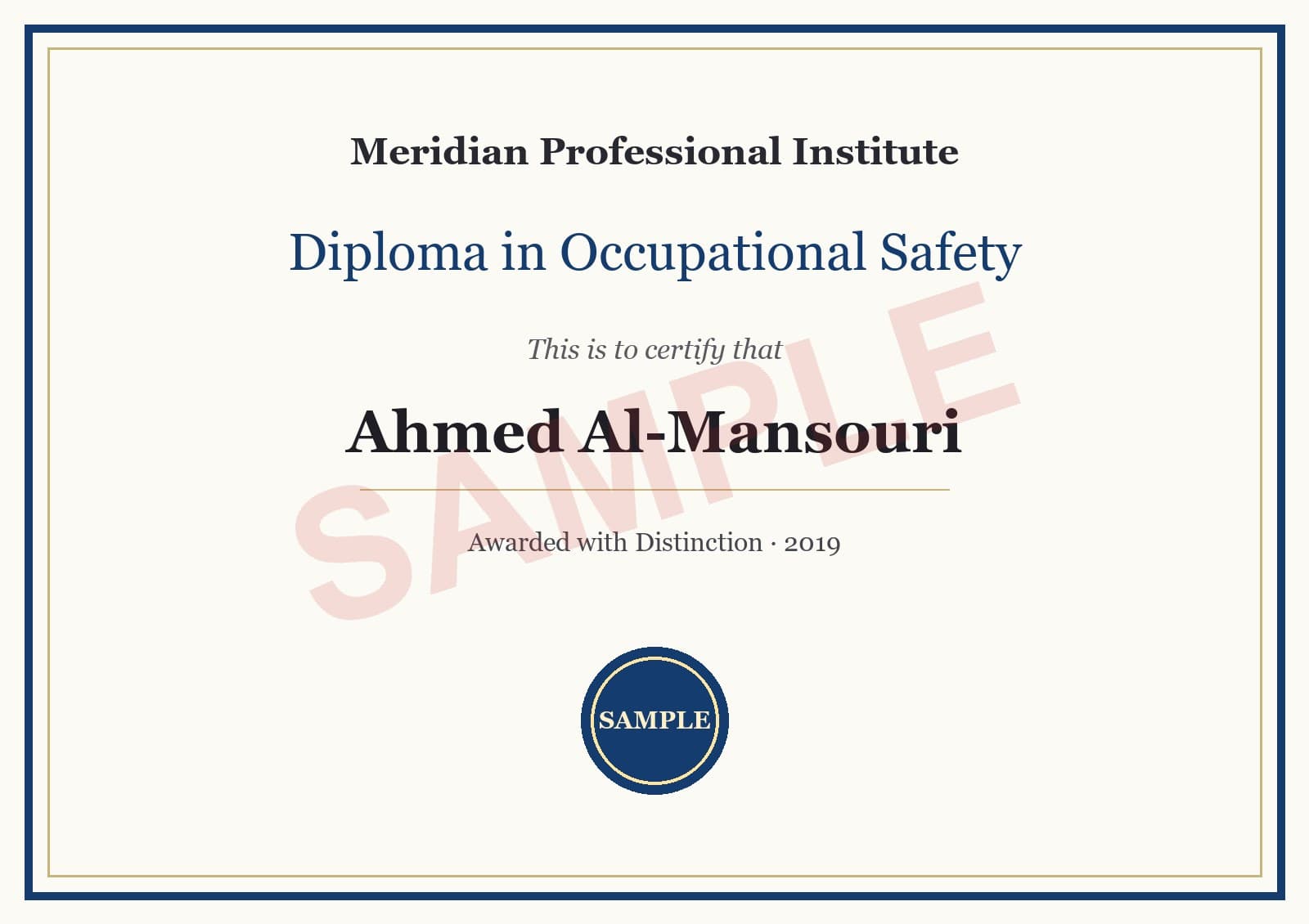 Diploma in Occupational Safety