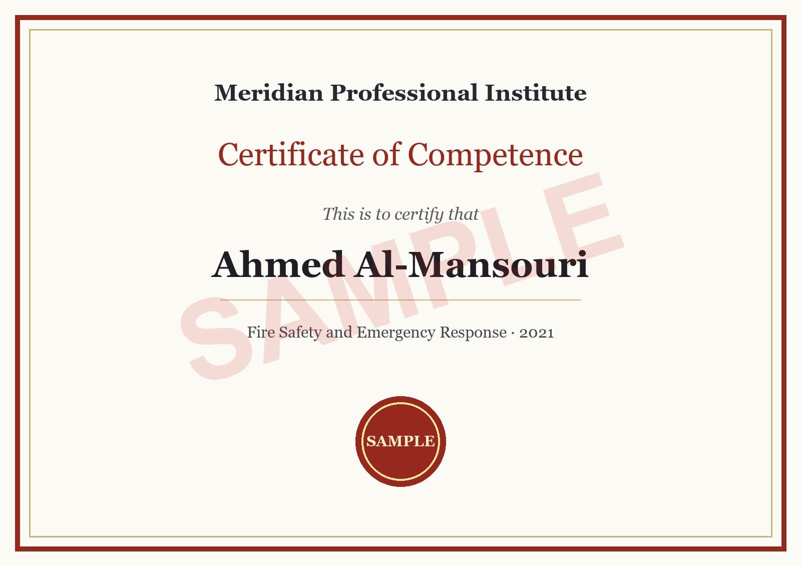 Fire Safety & Emergency Response